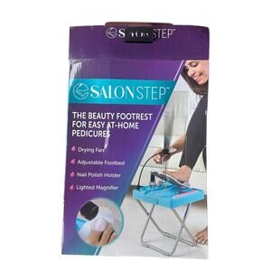 Salon Step Beauty Footrest For Easy At Home Pedicures Unused In Original Box